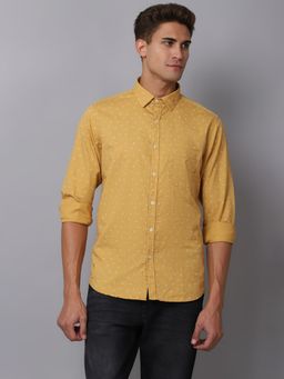 Cantabil - Men Mustard Shirt