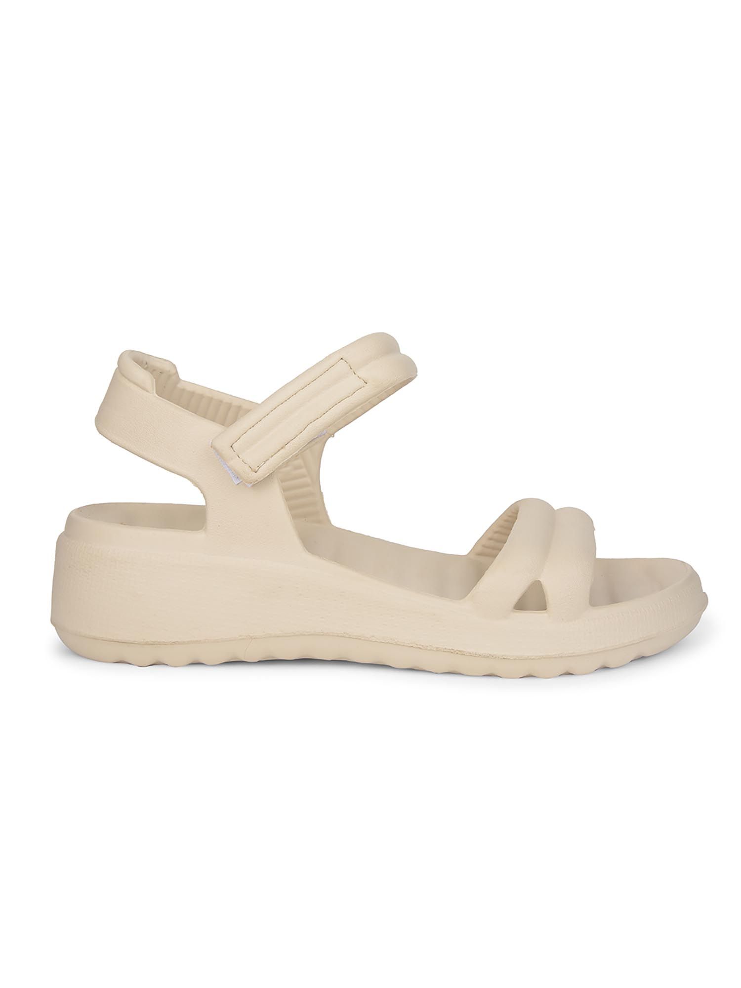 Bata Women's White Sandals Heels