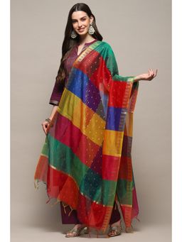 Biba - Multi Polyester Dyed Dupatta