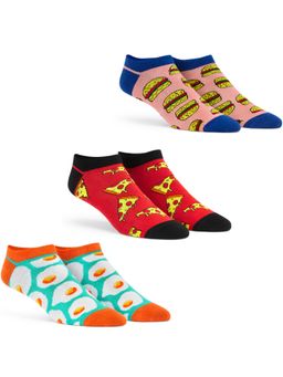 Dynamocks - Men and Women Ankle Length Socks Multi-Color