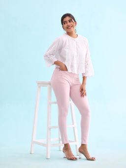 Go Colors - Baby Pink Jeggings 360? Super Stretch Premium