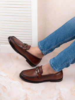 La Botte - Men Brown Solid Formal Loafers