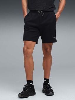 Puma - Men Black Sweat-Wicking 7 Training Shorts