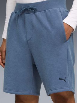 Puma - Men Blue Sweat-Wicking 7 Training Shorts