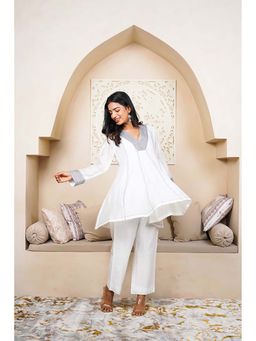 Taro India - White Dove Kurta With Pant