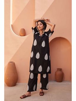 Gulabo Jaipur - Khalak Black Co-Ord Set