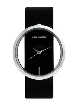Joker and Witch - Joker & Witch Futuristic Black Round Analog Watch For Women