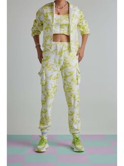 Muvazo - Womens Green Mist Cargo Joggers