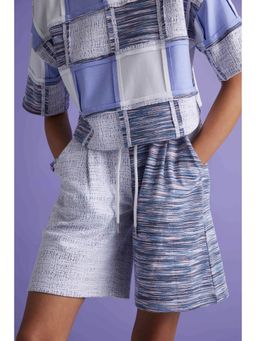 Muvazo - Womens Piecing Hot Shorts Blue