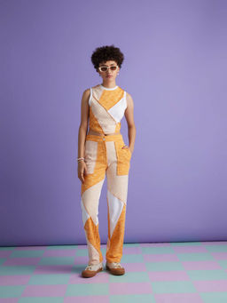 Muvazo - Womens Medley Cropped Tank Top