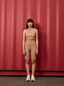 Muvazo - Womens Hot Mocha Two Piece Tracksuit (Set of 2)