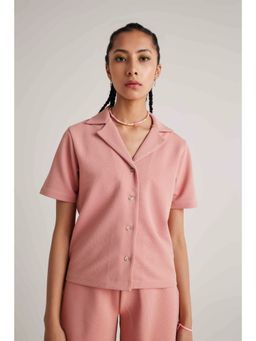 Muvazo - Womens Pink Bubble Gum T-Shirt