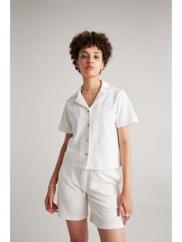 Muvazo - Womens Milk Bubble Gum Shorts