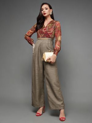 Vestito lungo senza maniche - Marrone - Donna - 25.00