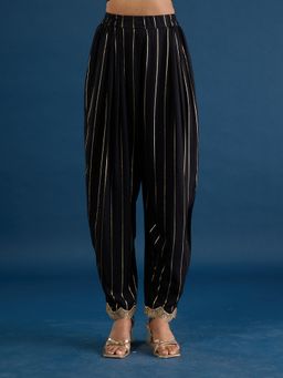 Gajra Gang - Black Embellished Salwar Diwalicious