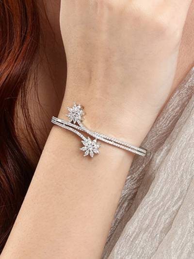American Diamond Starshine Silver Bracelet