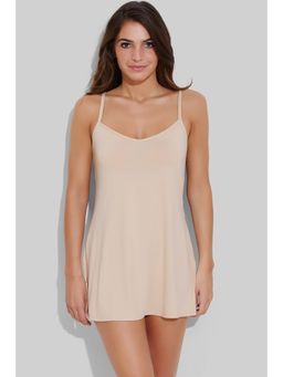 Zivame - Body Butter Snug Fit Camisole With V Neckline-Skin