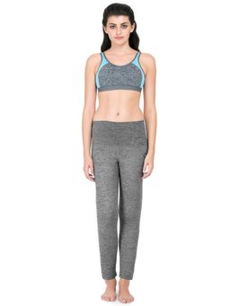 Zivame - Zelocity AlphaTone Mid Waist Yoga Pants- Black Space Dye