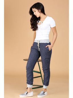 Zivame - Grindle Terry Jogger pants- Blue
