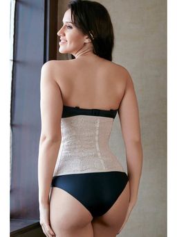 Zivame - Thermo Slim Lace Embellished Waist Cincher-Skin