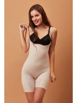 Zivame - Seamless Body Sculpting Butt Enhancing Bodysuit- Skin