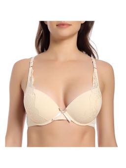 Zivame - Padded Demi Coverage Wired Bra - Skin 1