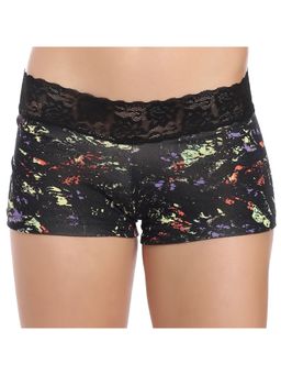 Zivame - All Lace Emblishment Mid Waist Boyshorts - Multicolor 10