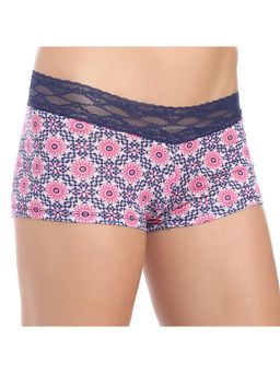 Zivame - All Lace Emblishment Mid Waist Boyshorts - Multicolor 11