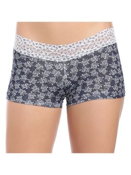 Zivame - All Lace Emblishment Mid Waist Boyshorts - Multicolor 13