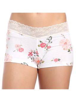 Zivame - All Lace Emblishment Mid Waist Boyshorts - Multicolor 14