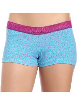 Zivame - All Lace Emblishment Mid Waist Boyshorts - Multicolor 16