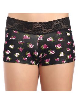 Zivame - All Lace Emblishment Mid Waist Boyshorts - Multicolor 17