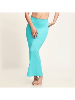 Zivame - Mermaid Saree Shapewear With Flare - Turquoise
