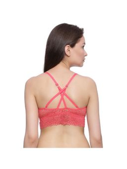 Zivame - Made To Layer Criss- Cross back Longline Bralatte - Pink