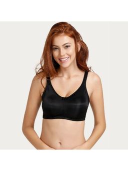 Zivame - True Curv Single Layered Wirefree Bra - Black
