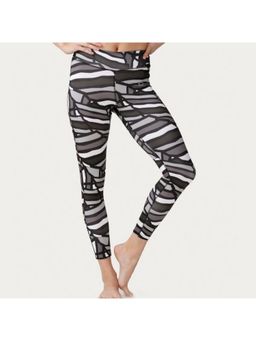 Zivame - Zelocity Neo Play Legging -Black & Print