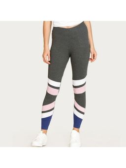 Zivame - West Vogue Neo Play Skin Fit Legging - Grey