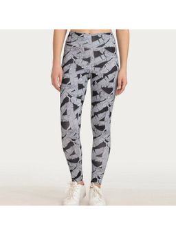 Zivame - Zelocity Luxe Training Legging - Grey & Print