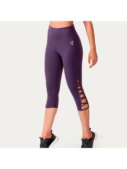 Zivame - Zelocity Pop Fresh Skin Fit Capri - Purple