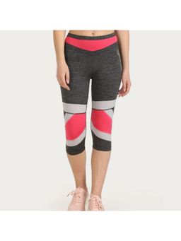Zivame - Zelocity Neo Play Training Capri - Dark Grey
