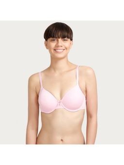 Zivame - Zodiac Collection Virgo Underwired T-shirt Bra with crystals from Swarovski- Light Pink