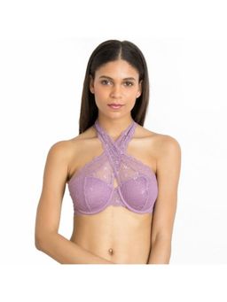 Zivame - Pretty Back Wired Bra - Purple