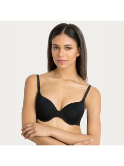 Zivame - Padded Moderate Lift Push Up Bra - Black 1