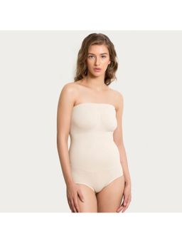 Zivame - Medium Control Bodysuit With Bust - Skin