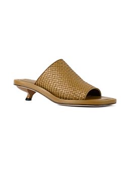 Vanilla Moon - Women Taupe Diamond Kitten Heels
