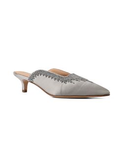Vanilla Moon - Women Silver Oraya Mules Heels