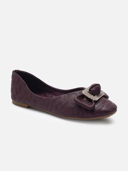 Marc Loire - Women Burgundy Ballerinas