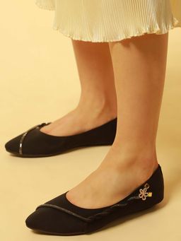 Marc Loire - Women Black Ballerinas
