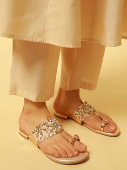 Marc Loire - Women Rose Gold Flats
