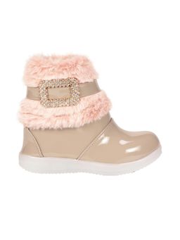 Lil Lollipop - Girls Party Boots With Light - Beige